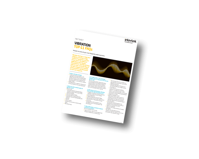 The Top-11 FAQs of Vibration Testing | Fact Sheet