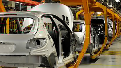 catena di montaggio automobilistica